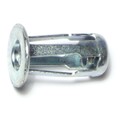 Midwest Fastener Rivet Nut, 1/4"-20 Thread Size, .906 in L, Steel, 12 PK 70726